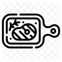 Fleischschneidebrett  Symbol