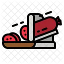 Fleischschneidemaschine  Symbol