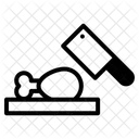 Fleischschneiden Symbol