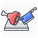 Fleischschneiden Symbol