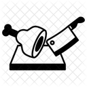 Fleischschneiden Symbol