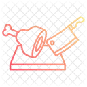Fleischschneiden Symbol
