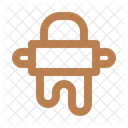 Teig Rollen Kneten Symbol
