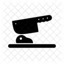 Fleischschneiden Symbol