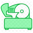 Fleisch Aufschnittmaschine Restaurant Symbol