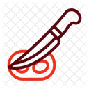 Fleischschnitt Lebensmittel Fleisch Symbol