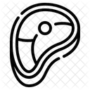 Symbol Fleisch Schnitt Symbol