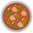 Fleischsosse Sosse Curry Symbol