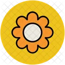 Fleur Rond Forme Icon