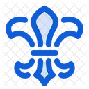 Fleur De Lis Ornament Mardi Gras Icon