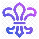 Fleur De Lis Ornament Mardi Gras Icon