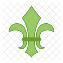 Fleur De Lis Mardi Gras France Icon