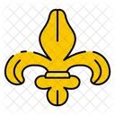 Fleur De Lis Lis Royalty Icon