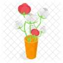 Fleurs Fleur Vase Icône