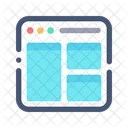 Flexbox Web Layout Website Design Icon