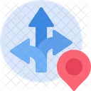 Flexibility Pin Directional Icon