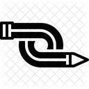 Flexibility Pencil Twist Icon