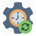 Flexibility Time Management Efficiency Icon