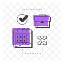 Work Schedule Flexible Work Schedules Icon