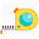 Flexometer Measure Tape Construction Icon