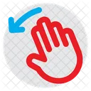 Flick Left Finger Hand Icon