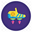 Fliegende Schuhe Symbol