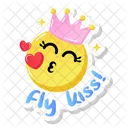 Fliegender Kuss  Symbol