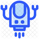 Roboter Hand Klaue Symbol