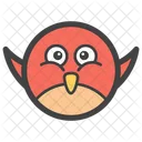 Fliegender Vogel Emoji Emoticon Symbol