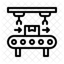 Produktionslinie Fertigung Montage Symbol