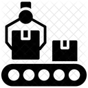 Maschinenproduktion Produktionslinie Fertigung Symbol