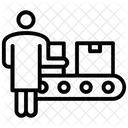 Maschinenproduktion Produktionslinie Fertigung Symbol