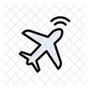 Flight Airplane Internet Icon