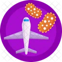 Flight Infection Corona Icon