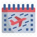 Flight Calendar Date Icon