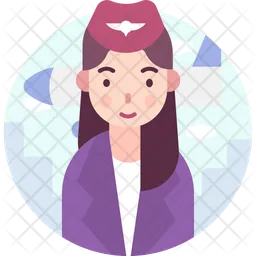 Flight attendant  Icon