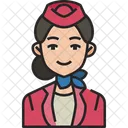 Flight Attendant  Icon