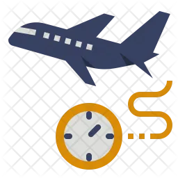 Flight boarding time  Icon
