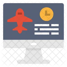 Flight booking  Icon