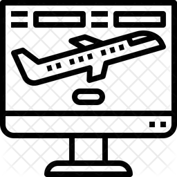 航空券の予約  アイコン