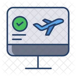 Flight Check In  Icon