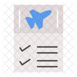 Flight Checklist  Icon