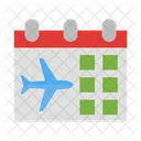 Flight Date Calendar Date Icon