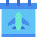 Flight Schedule Calendar Icon