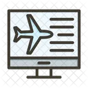 Flight Information Airplane Info Airplane Information Icône