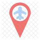 Aeroplane Location Flight Tracker Flight Destination Icon