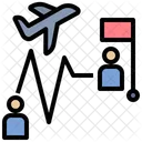 Flight Passenger Flight Transportation Icon