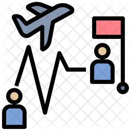 Flight Passenger  Icon