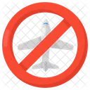 Flight Prohibition Flight Block No Flight Symbol