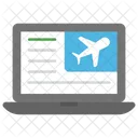 Flight Reservation Booking Icon
